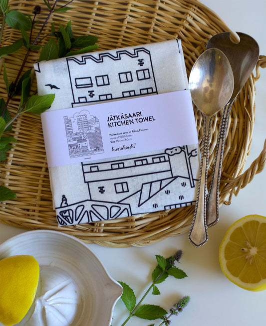 Jätkäsaari pellavapyyhe