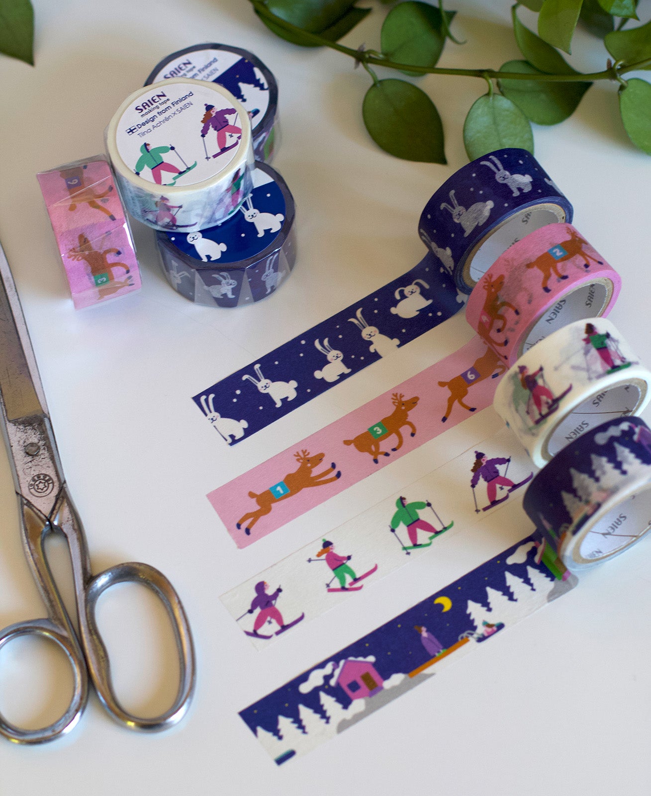 Talvinen Suomi washi-teippisarja
