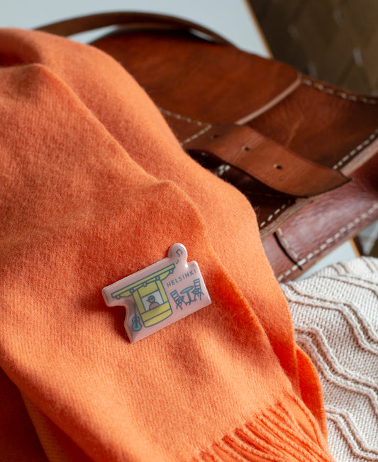 Lippakiska heijastin käytössä