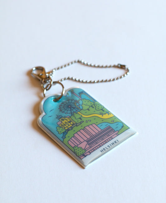 Kuviokioski Töölönlahti heijastin