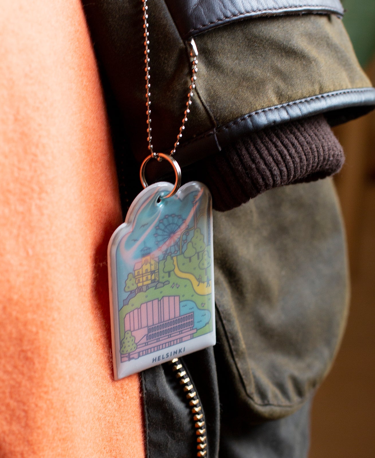 Kuviokioski Töölönlahti heijastin käytössä