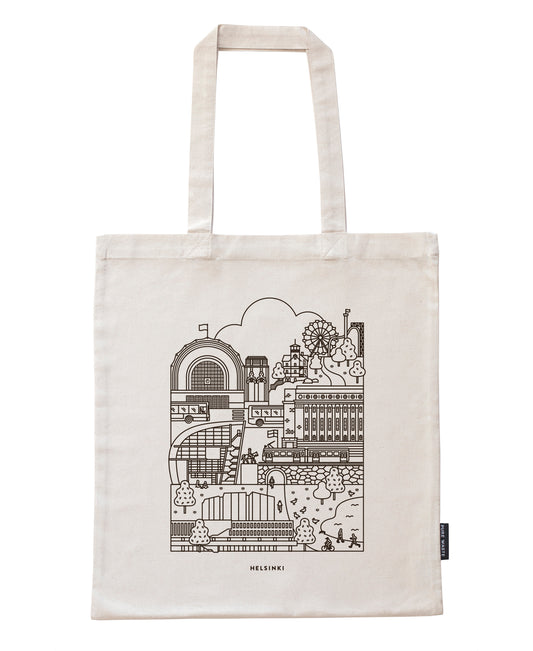 Helsinki kangaskassi, musta