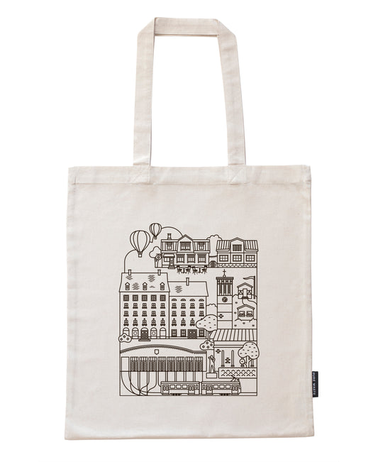 Vallila bag, black print