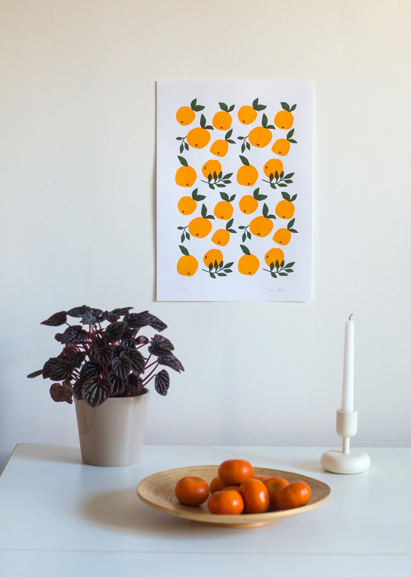 appelsiinit art print