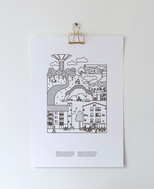 Roihuvuori juliste A3