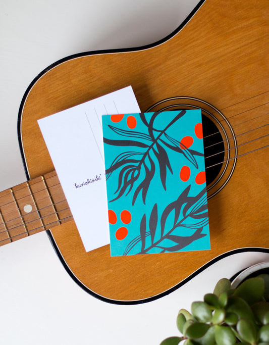 Tyrni postcard, both sides