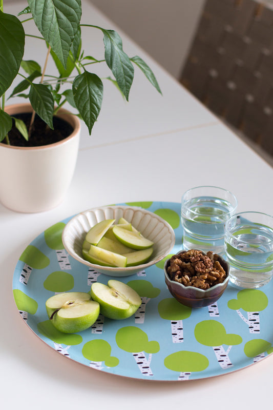 Koivu tray, table setting