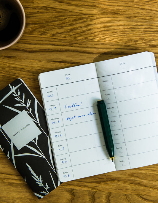 Kaisla weekly planner, inside