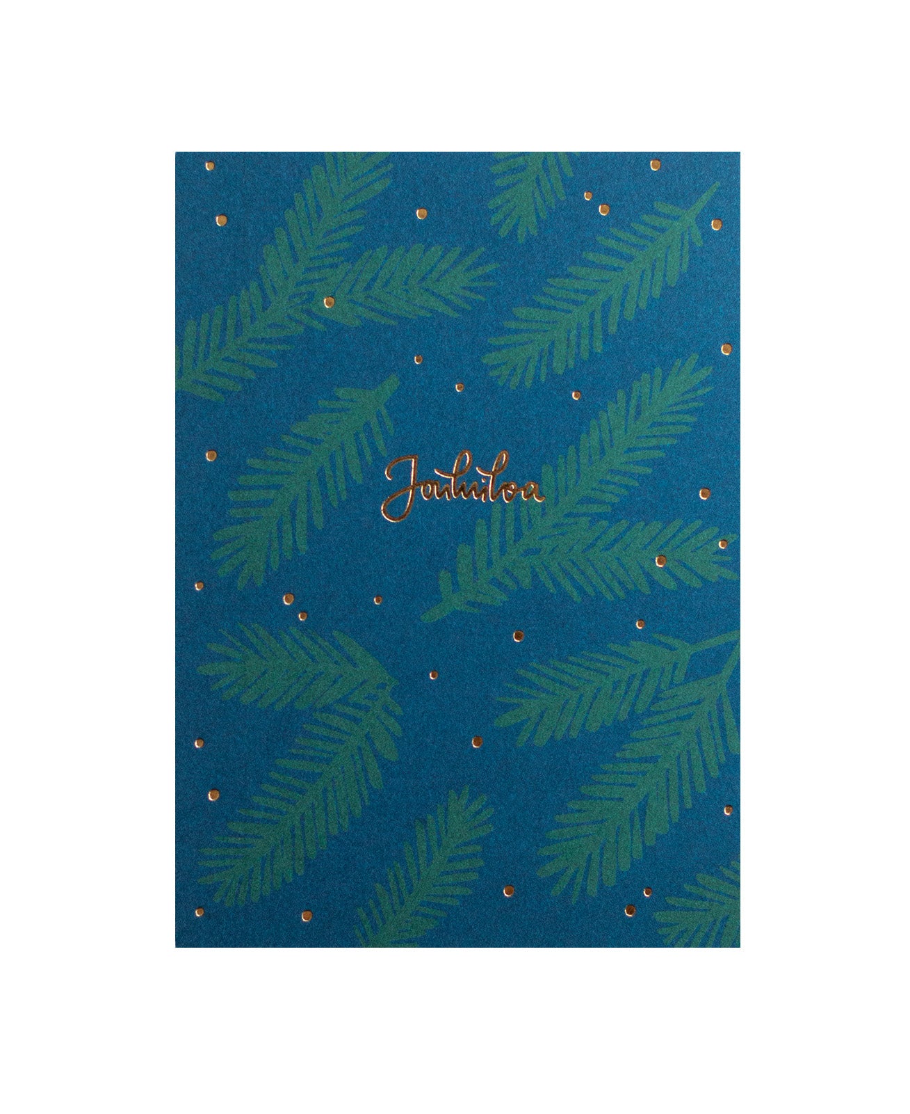 Kultapöly joulukortti