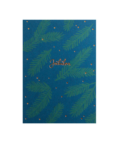 Kultapöly joulukortti