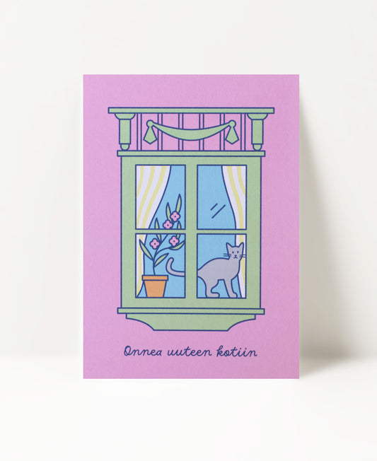 Uusi koti postikortti