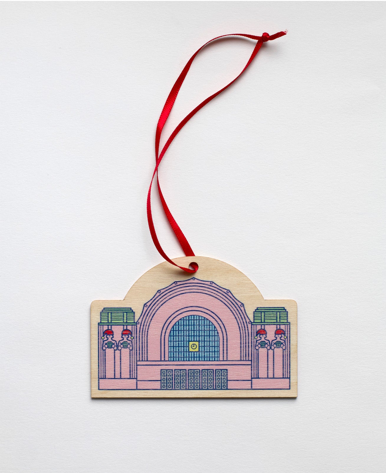 Rautatieasema joulukoriste