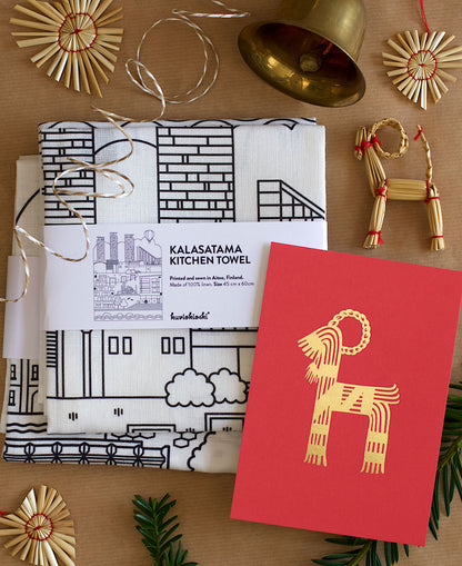 Olkipukki postikortti