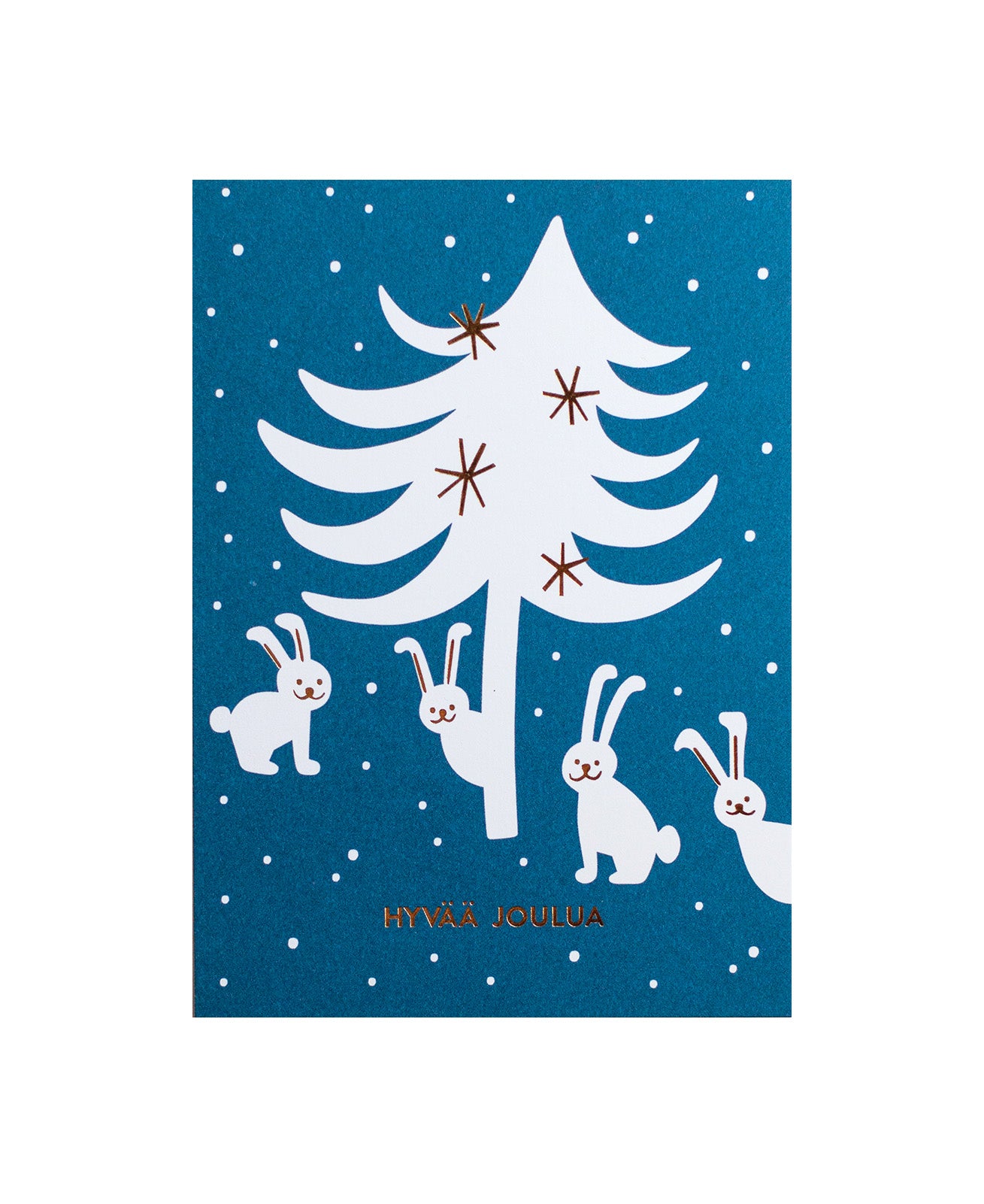 Joulujänikset postikortti