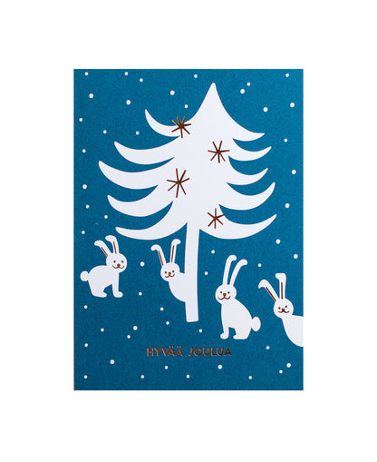 Joulujänikset postikortti