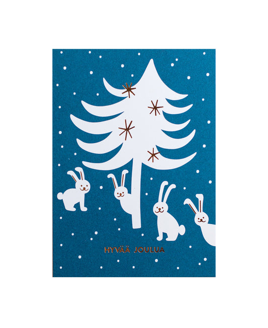 Joulujänikset postikortti