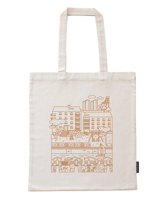 Herttoniemi bag, ochre print