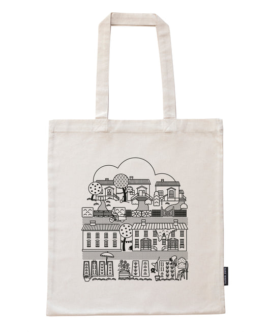 Kumpula bag with black print