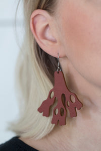 Meri earrings in use