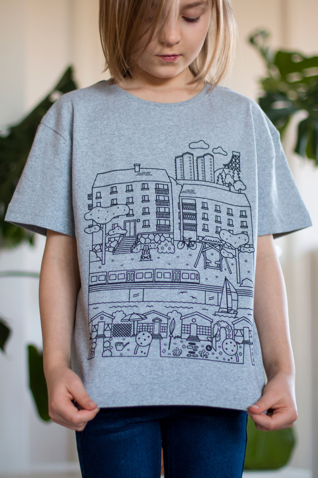 Herttoniemi t-shirt, kids size 134-140