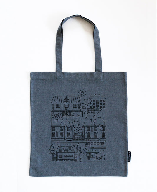 Käpylä denim bag