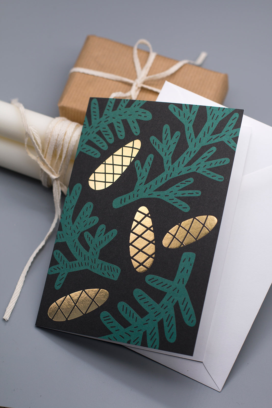 Kävyt greeting card