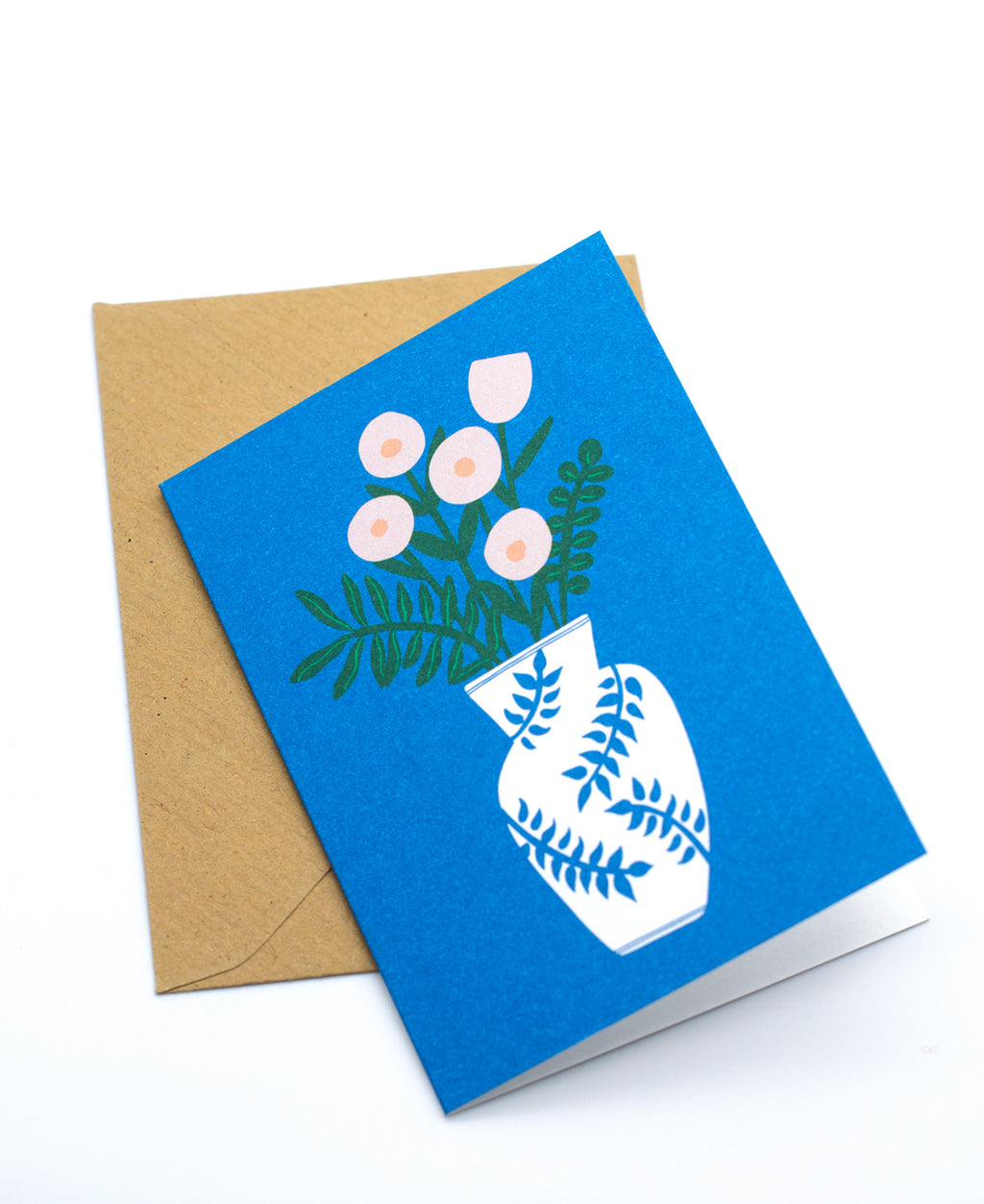 Kukkamaljakko mini greeting card + envelope