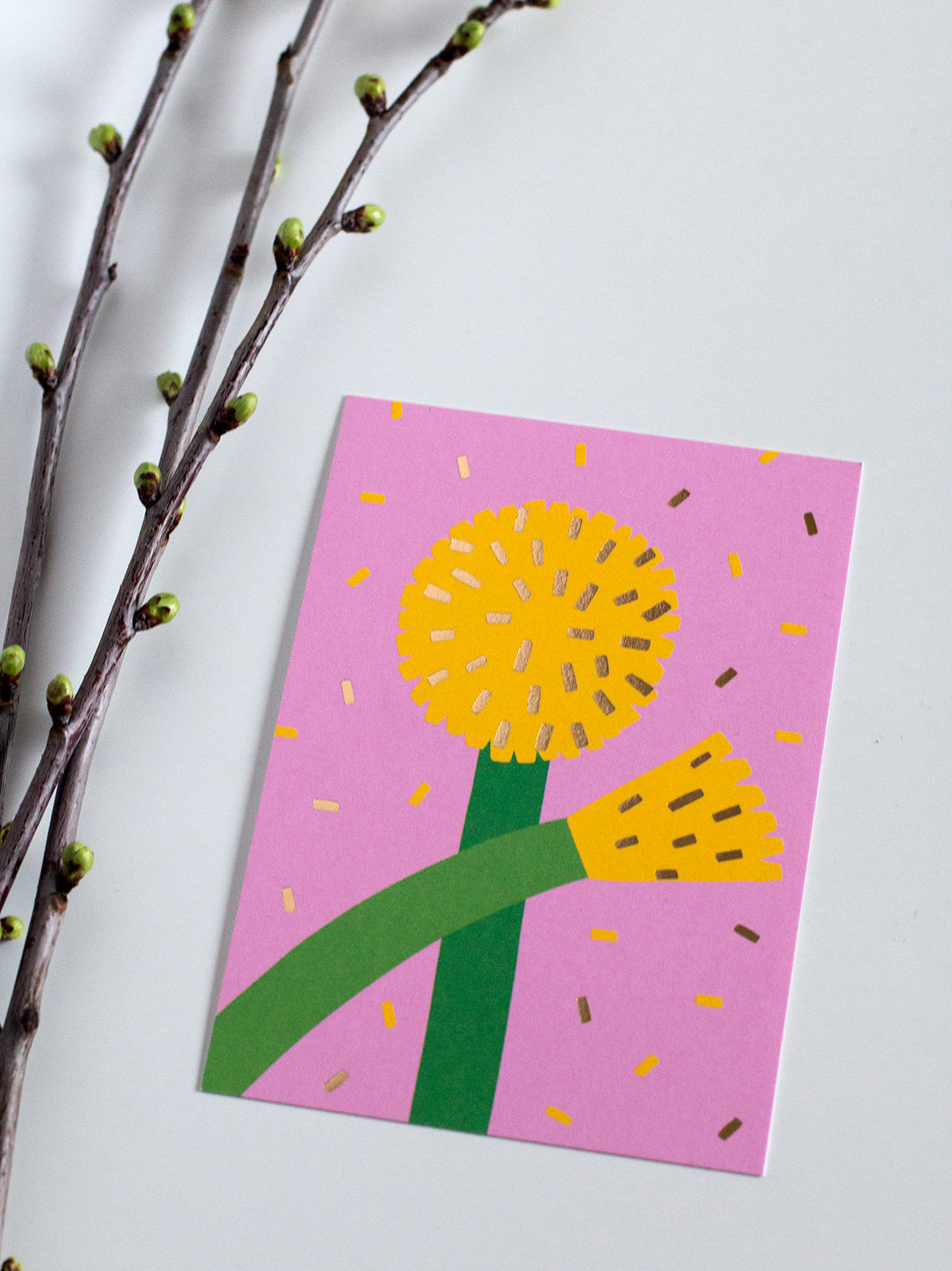 Voikukat postcard