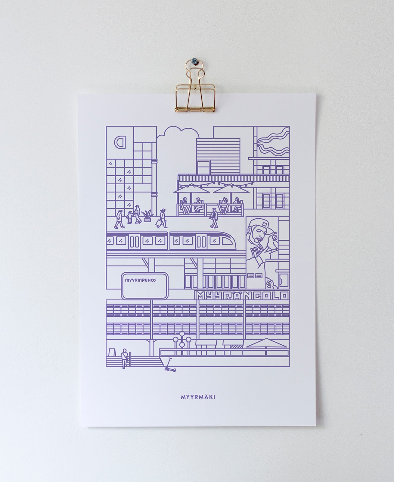 Myyrmäki juliste A3