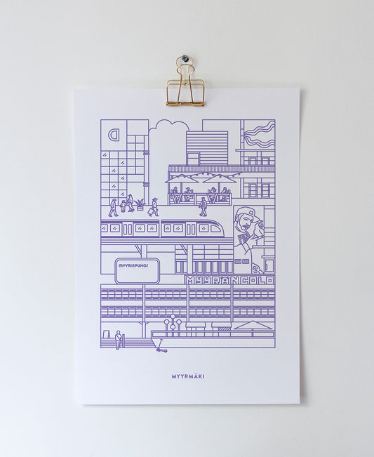 Myyrmäki juliste A3